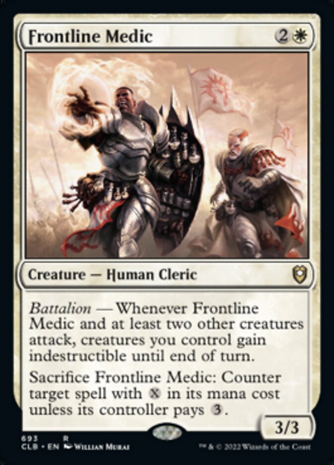 Frontline Medic [Commander Legends: Battle for Baldur's Gate] - Evolution TCG