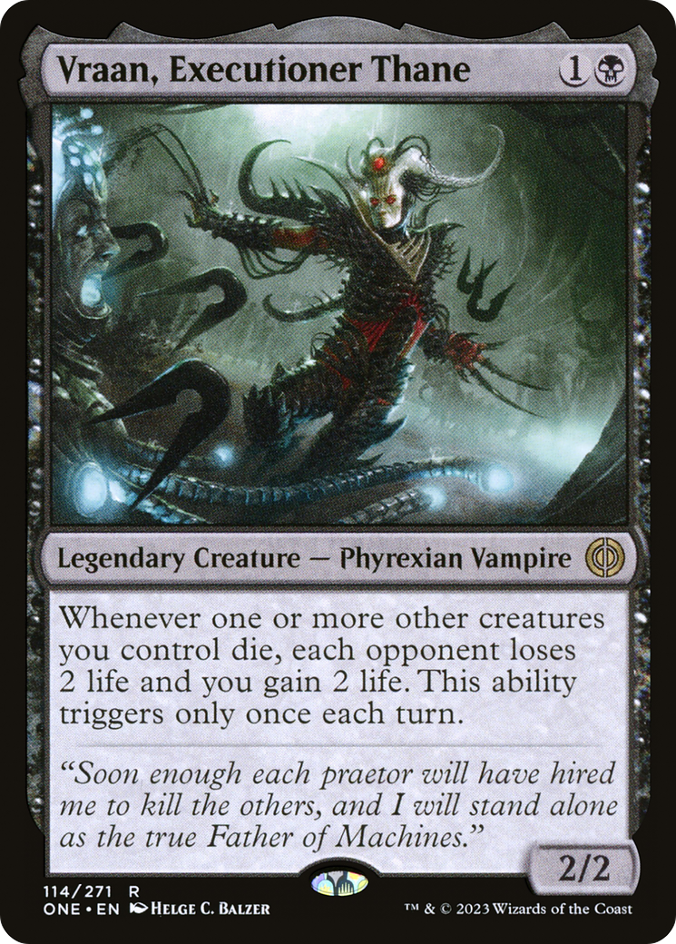 Vraan, Executioner Thane [Phyrexia: All Will Be One] - Evolution TCG