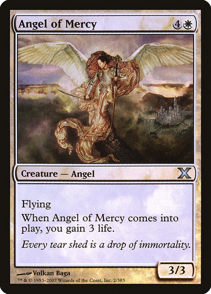 Angel of Mercy (Premium Foil) [Tenth Edition] - Evolution TCG