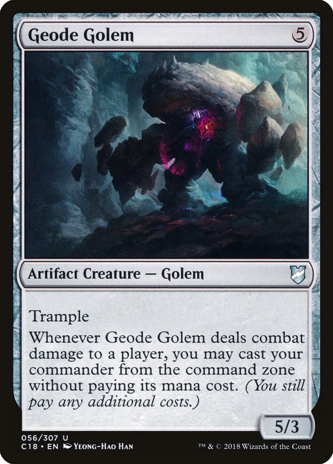 Geode Golem [Commander 2018] - Evolution TCG