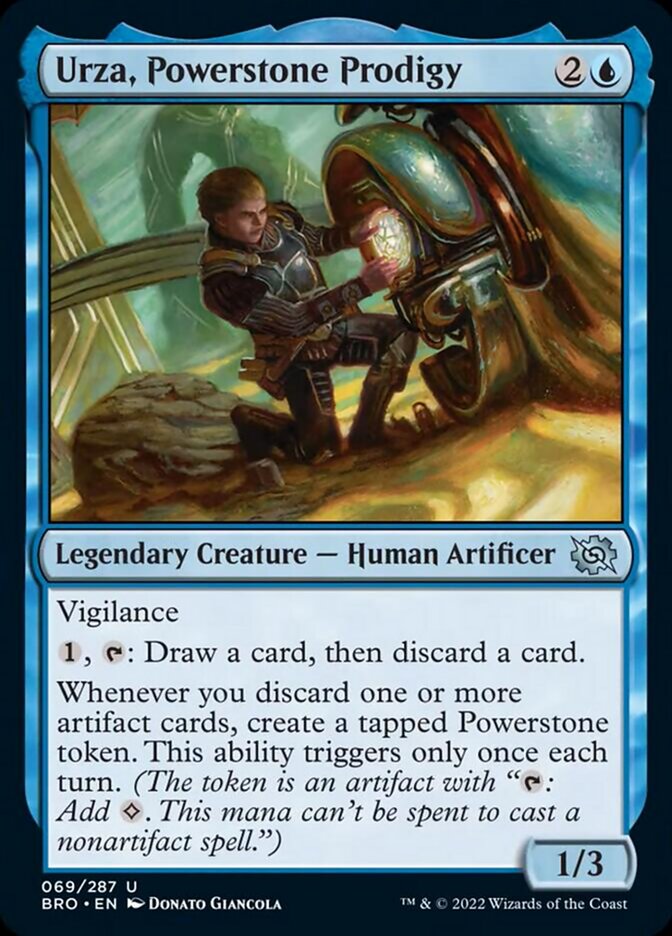 Urza, Powerstone Prodigy [The Brothers' War] - Evolution TCG