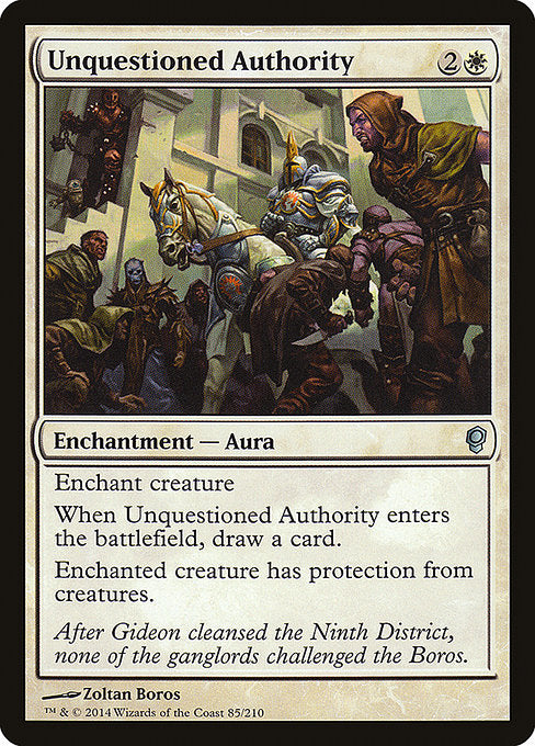 Unquestioned Authority [Conspiracy] - Evolution TCG