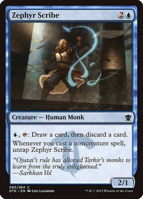 Zephyr Scribe [Dragons of Tarkir] - Evolution TCG | Evolution TCG