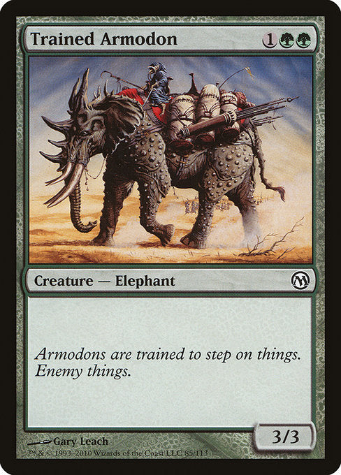 Trained Armodon [Duels of the Planeswalkers] - Evolution TCG