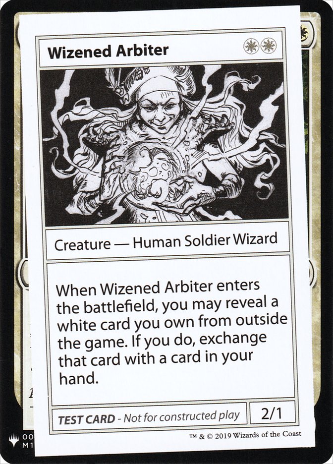 Wizened Arbiter [Mystery Booster Playtest Cards] - Evolution TCG