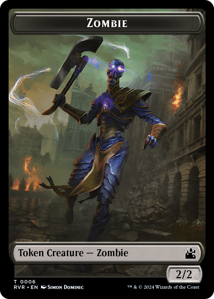 Zombie Token [Ravnica Remastered Tokens] - Evolution TCG