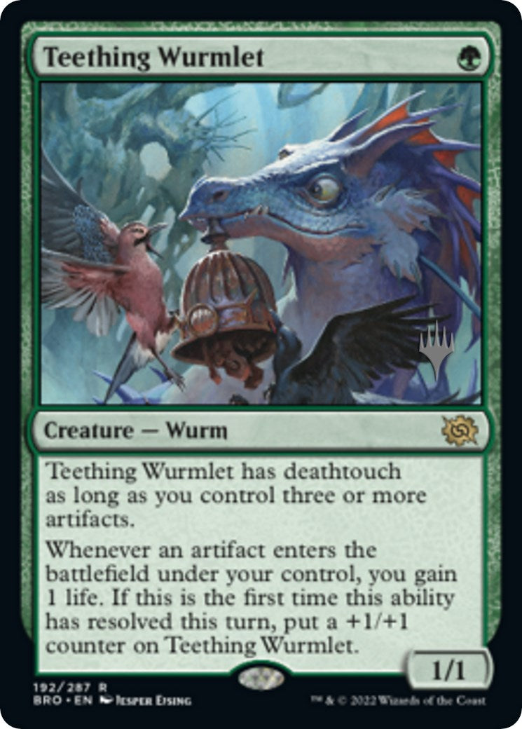 Teething Wurmlet (Promo Pack) [The Brothers' War Promos] - Evolution TCG