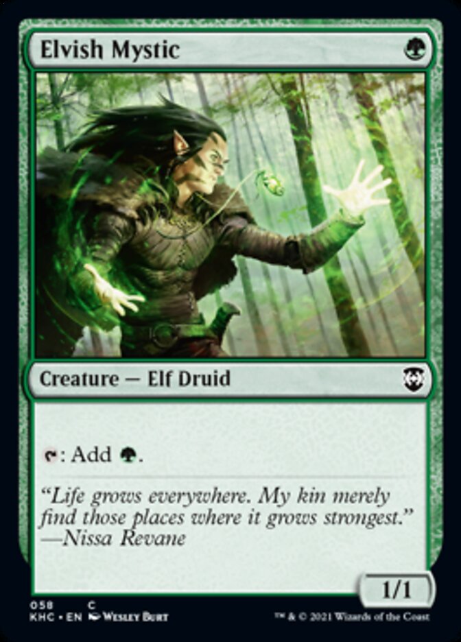 Elvish Mystic [Kaldheim Commander] - Evolution TCG