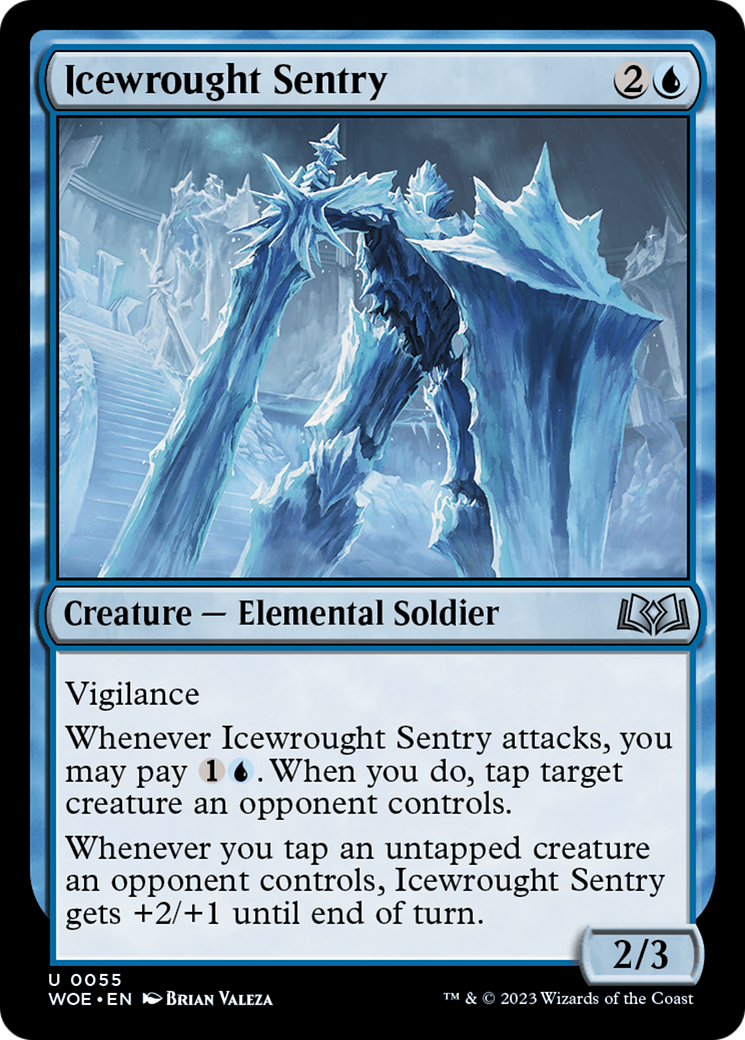 Icewrought Sentry [Wilds of Eldraine] - Evolution TCG