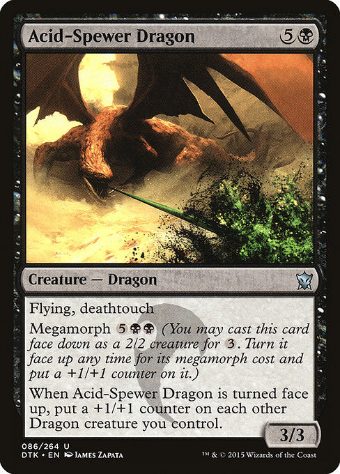 Acid-Spewer Dragon [Dragons of Tarkir] - Evolution TCG