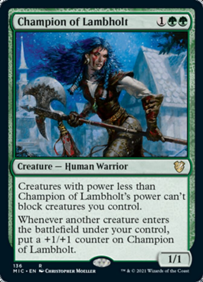 Champion of Lambholt [Innistrad: Midnight Hunt Commander] - Evolution TCG