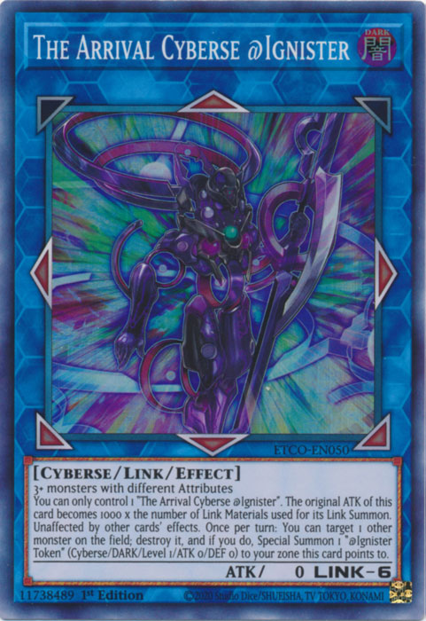 The Arrival Cyberse @Ignister [ETCO-EN050] Super Rare - Evolution TCG