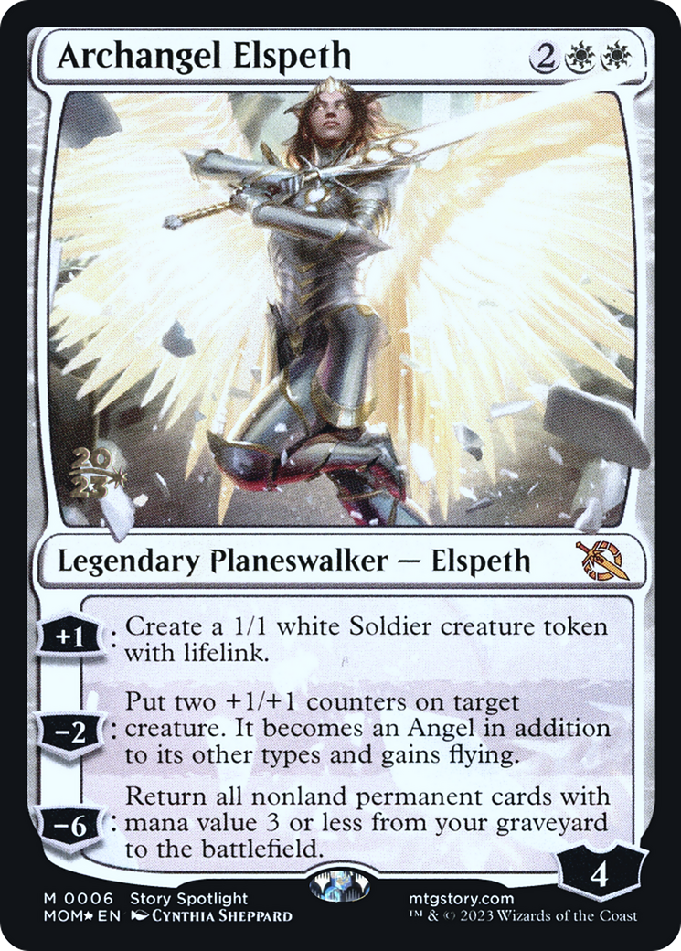 Archangel Elspeth [March of the Machine Prerelease Promos] - Evolution TCG