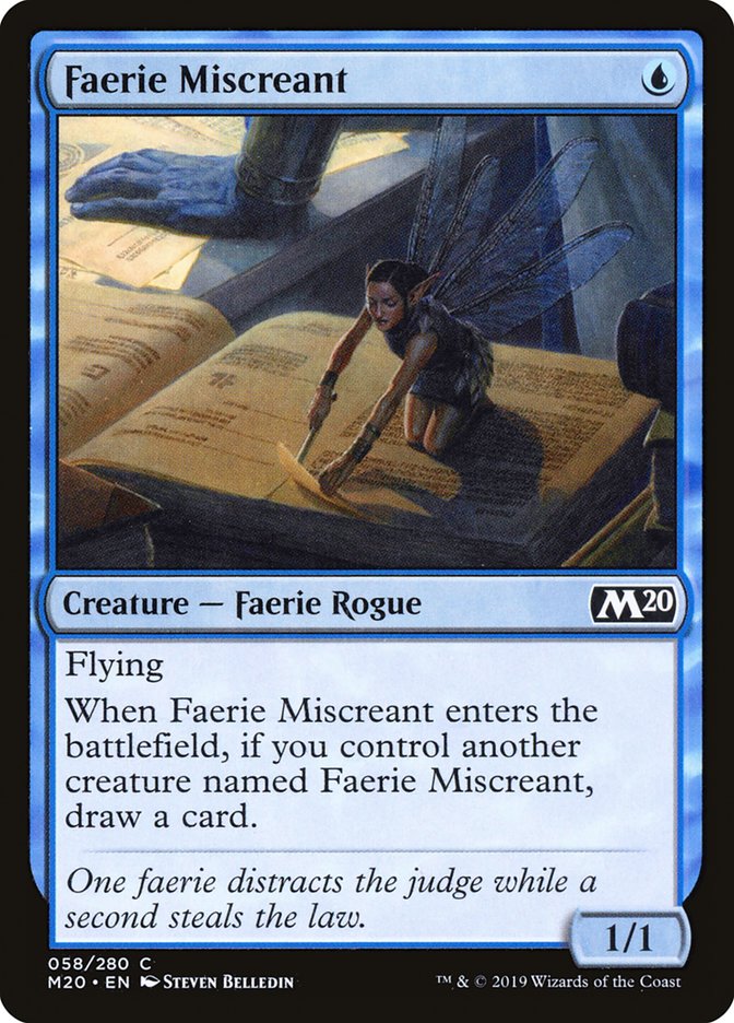 Faerie Miscreant [Core Set 2020] - Evolution TCG