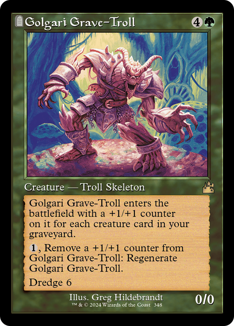 Golgari Grave-Troll (Retro Frame) [Ravnica Remastered] - Evolution TCG