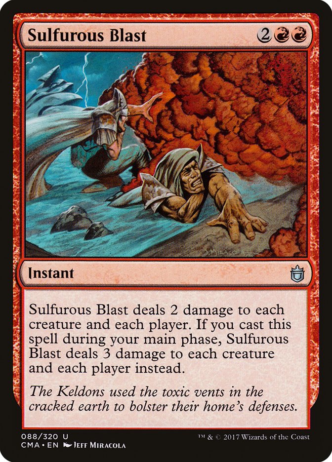 Sulfurous Blast [Commander Anthology] - Evolution TCG