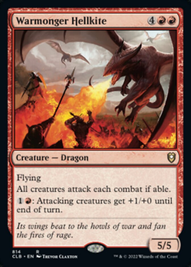 Warmonger Hellkite [Commander Legends: Battle for Baldur's Gate] - Evolution TCG