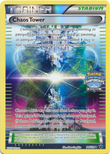 Chaos Tower (94/124) (National Championship Promo) [XY: Fates Collide] - Evolution TCG