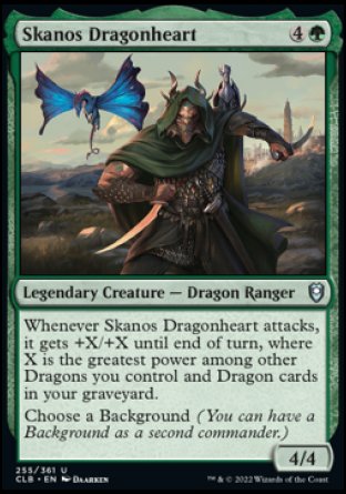 Skanos Dragonheart [Commander Legends: Battle for Baldur's Gate] - Evolution TCG