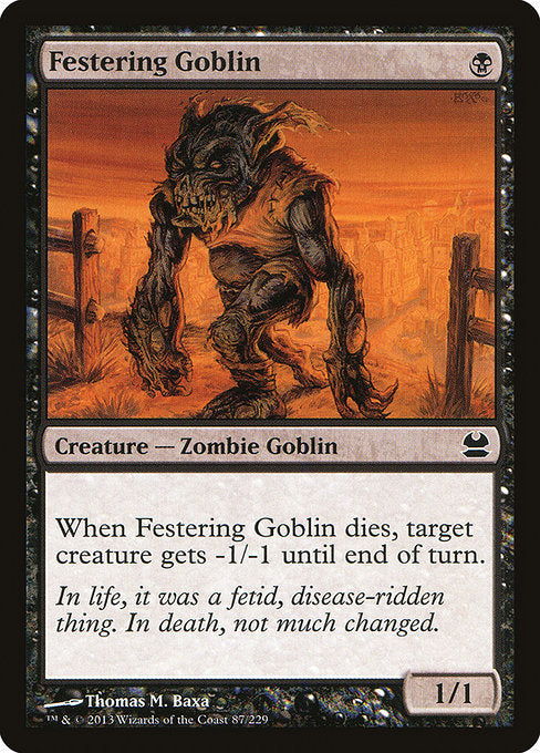 Festering Goblin [Modern Masters] - Evolution TCG