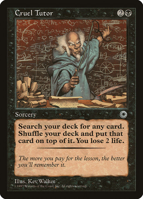 Cruel Tutor [Portal] - Evolution TCG