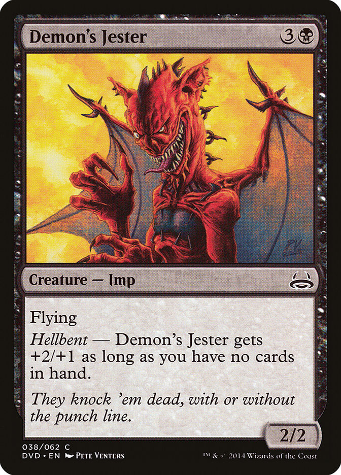 Demon's Jester (Divine vs. Demonic) [Duel Decks Anthology] - Evolution TCG