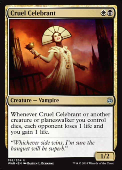 Cruel Celebrant [War of the Spark] - Evolution TCG