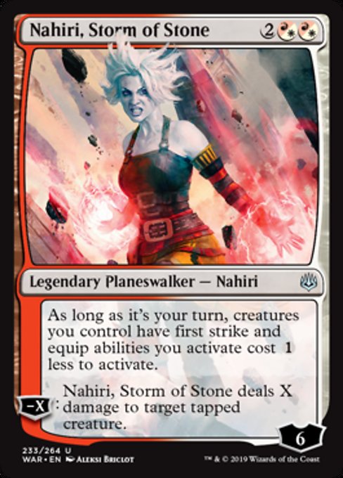 Nahiri, Storm of Stone [War of the Spark] - Evolution TCG