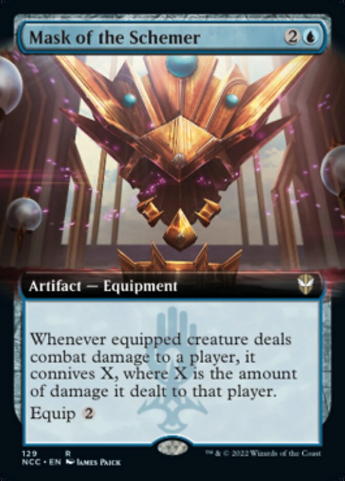 Mask of the Schemer (Extended Art) [Streets of New Capenna Commander] - Evolution TCG