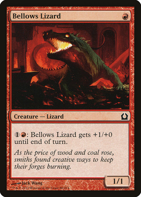 Bellows Lizard [Return to Ravnica] - Evolution TCG