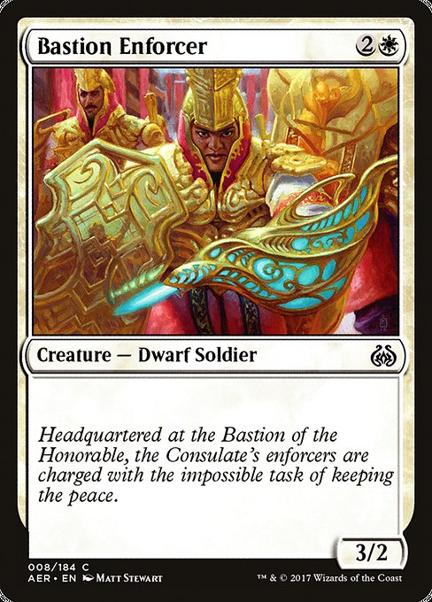 Bastion Enforcer [Aether Revolt] - Evolution TCG