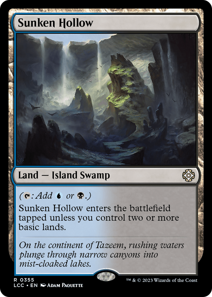 Sunken Hollow [The Lost Caverns of Ixalan Commander] - Evolution TCG