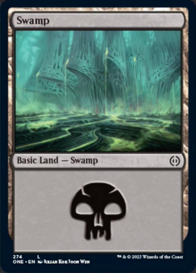 Swamp (274) [Phyrexia: All Will Be One] - Evolution TCG