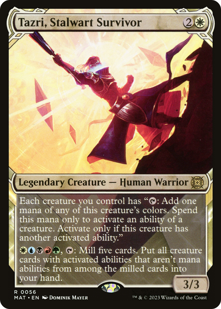 Tazri, Stalwart Survivor (Showcase) [March of the Machine: The Aftermath] - Evolution TCG