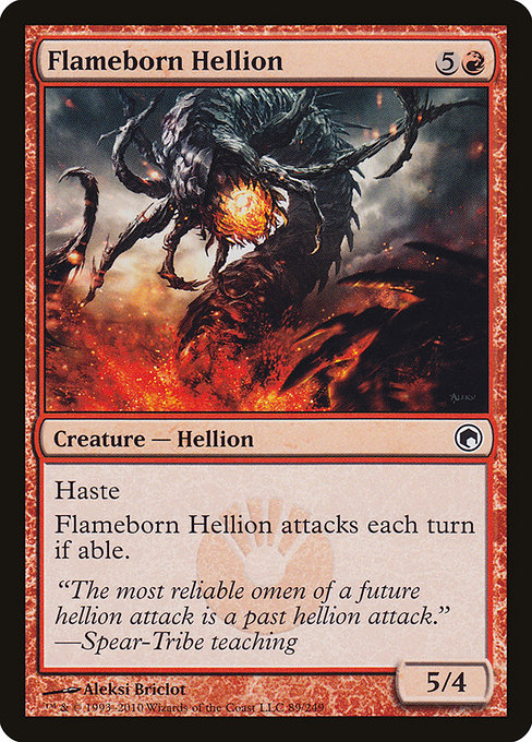 Flameborn Hellion [Scars of Mirrodin] - Evolution TCG