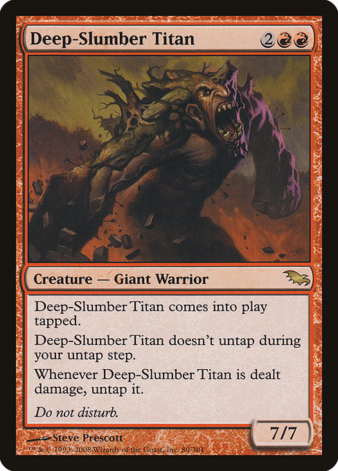 Deep-Slumber Titan [Shadowmoor] - Evolution TCG