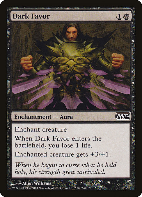 Dark Favor [Magic 2012] - Evolution TCG