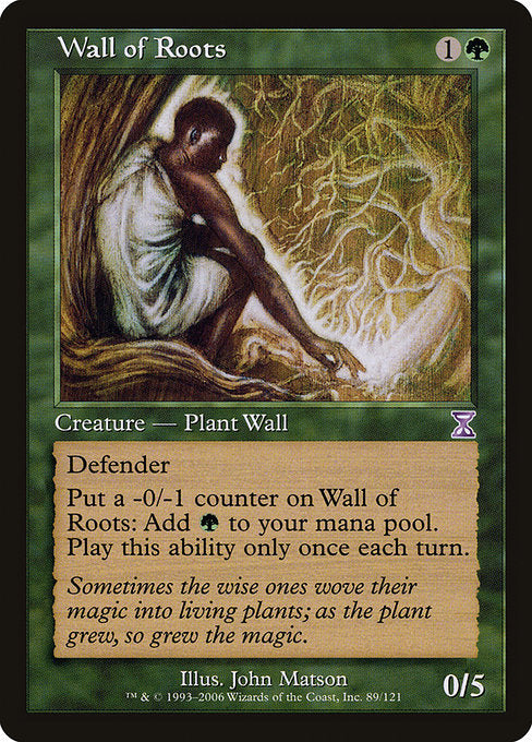 Wall of Roots [Time Spiral Timeshifted] - Evolution TCG