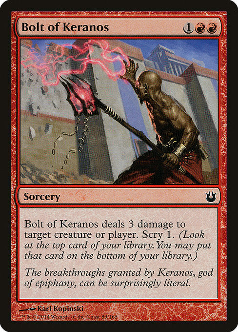 Bolt of Keranos [Born of the Gods] - Evolution TCG