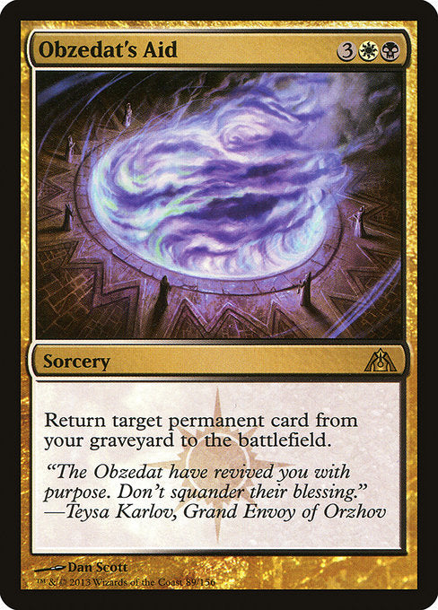 Obzedat's Aid [Dragon's Maze] - Evolution TCG