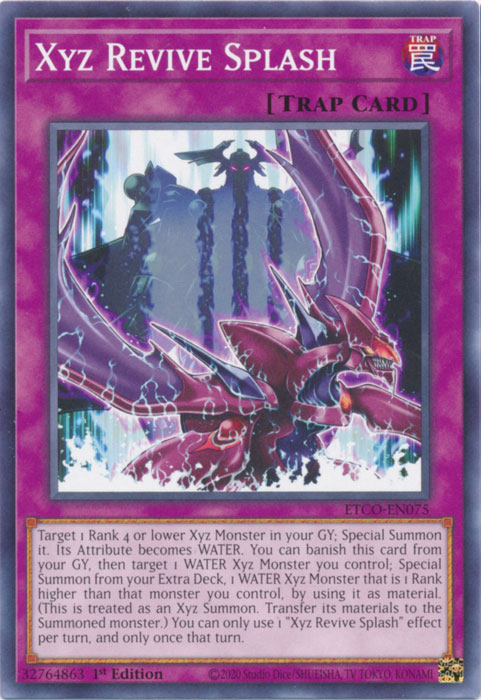 Xyz Revive Splash [ETCO-EN075] Common - Evolution TCG