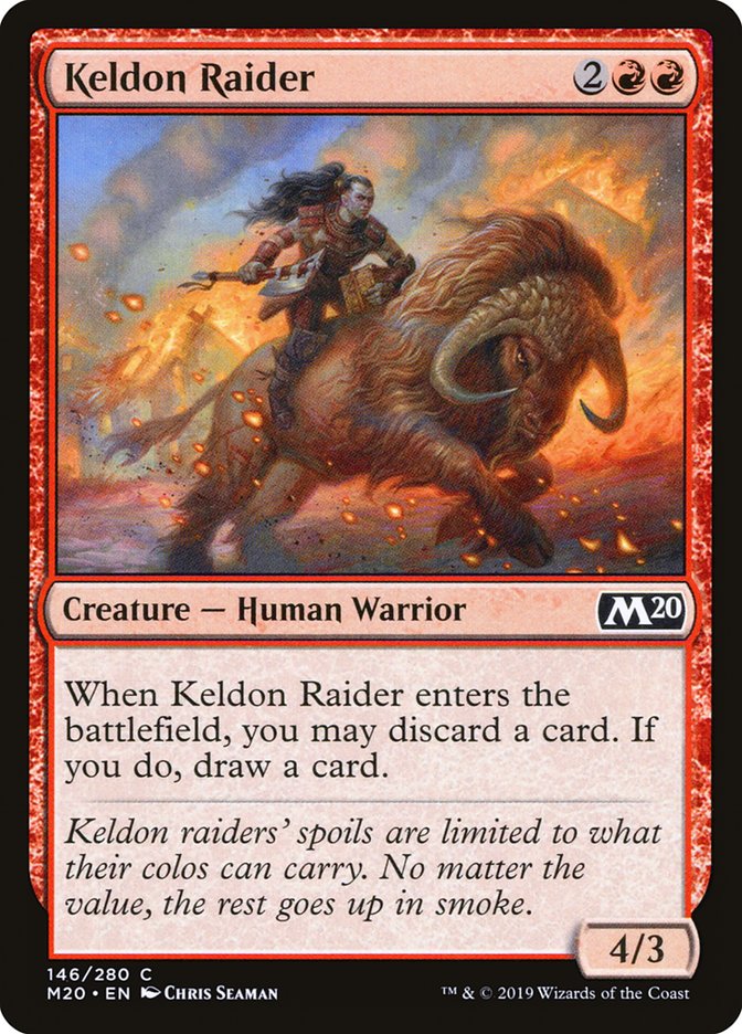 Keldon Raider [Core Set 2020] - Evolution TCG