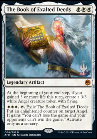 The Book of Exalted Deeds (Promo Pack) [Dungeons & Dragons: Adventures in the Forgotten Realms Promos] - Evolution TCG