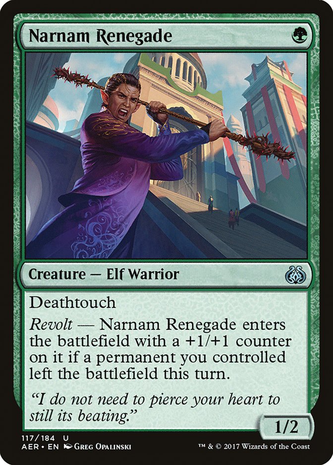 Narnam Renegade [Aether Revolt] - Evolution TCG