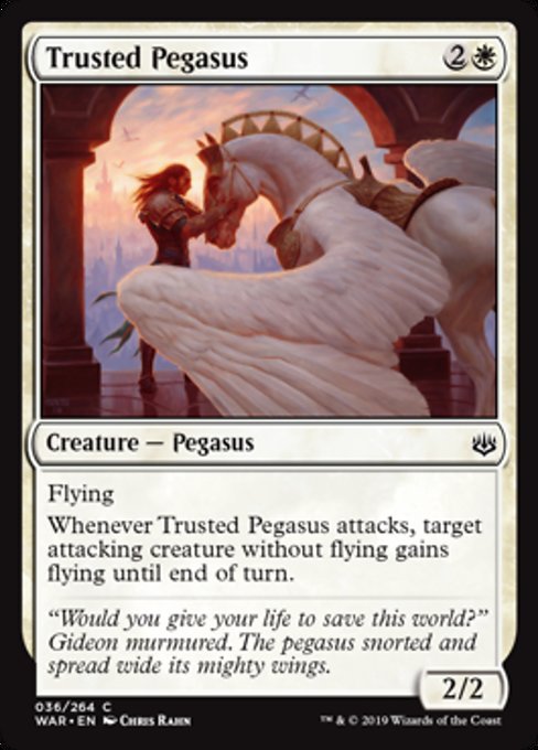 Trusted Pegasus [War of the Spark] - Evolution TCG