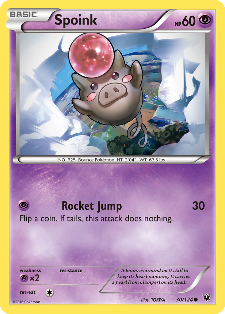 Spoink (30/124) [XY: Fates Collide] - Evolution TCG