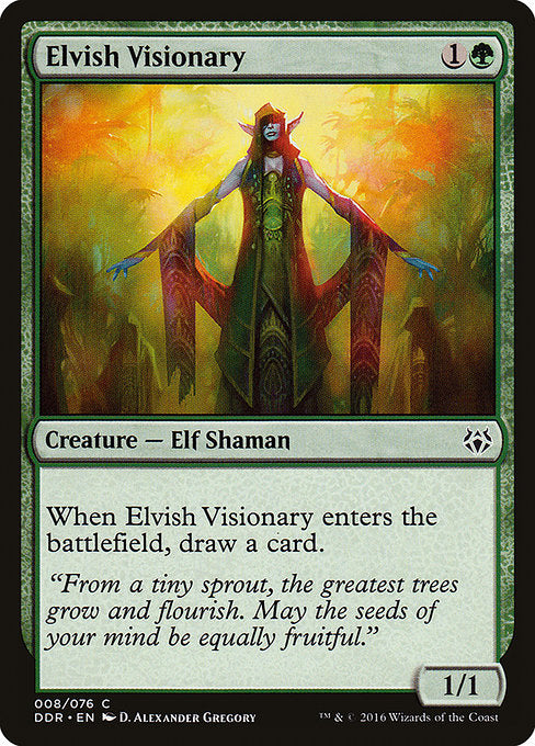 Elvish Visionary [Duel Decks: Nissa vs. Ob Nixilis] - Evolution TCG