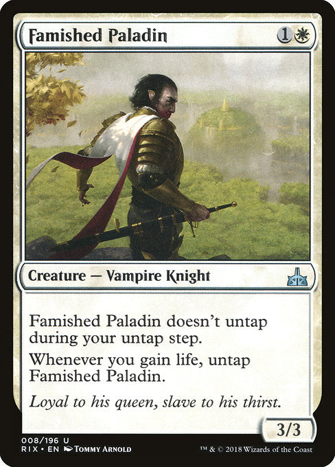 Famished Paladin [Rivals of Ixalan] - Evolution TCG