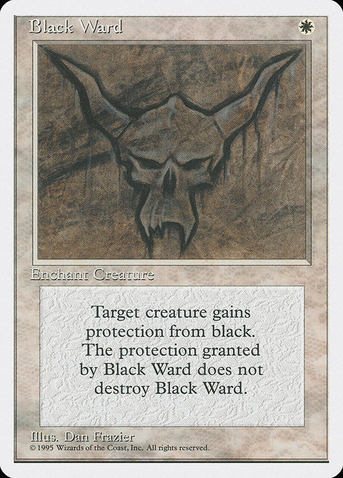 Black Ward [Fourth Edition] - Evolution TCG