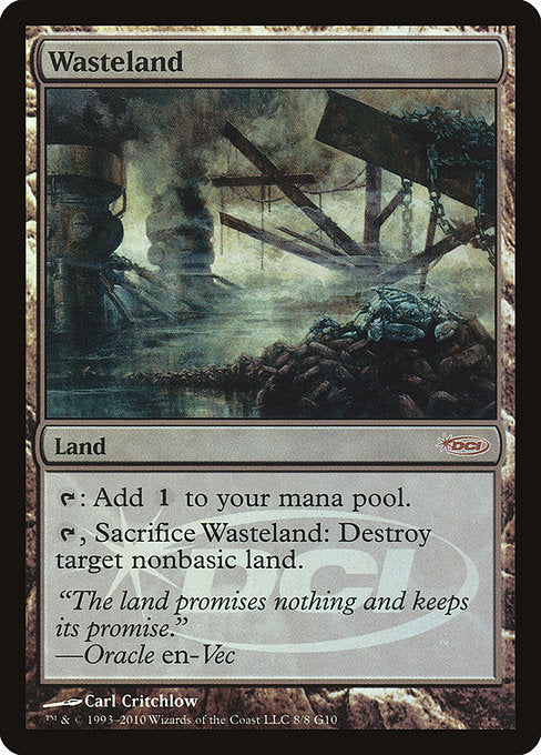Wasteland [Judge Gift Cards 2010] - Evolution TCG
